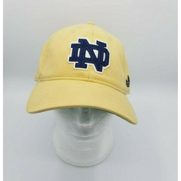 adidas Other - Notre Dame Adidas Yellow Hat L/XL NCAA Football